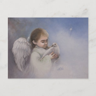 Angelic Blessings Helg Vykort