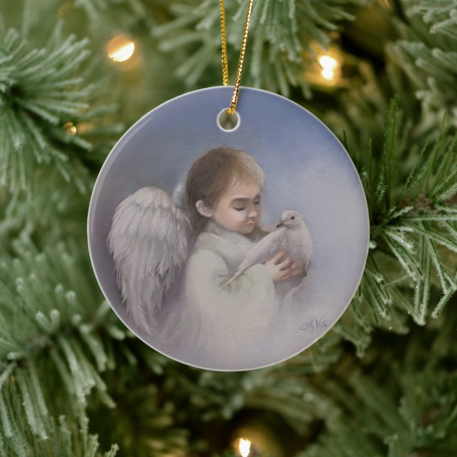 Angelic Blessings Julgransprydnad Keramik (Träd)
