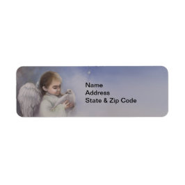 Angelic Blessings Returadress Etikett