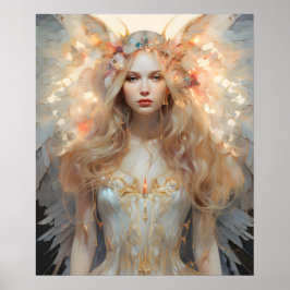 Angelic Blonde: manifestation of Grace Poster