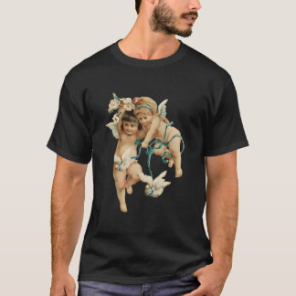 Angelic Cherubs Doves T Shirt