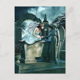 Angelic Curiosity Postcard Vykort