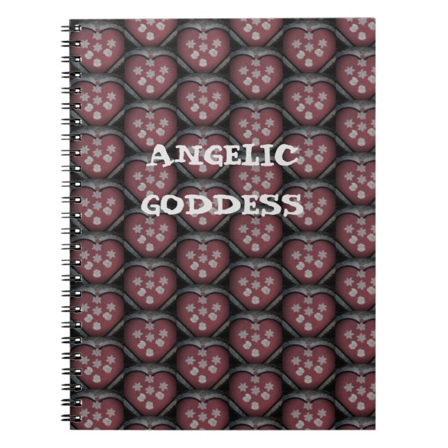 Angelic Goddess Anteckningsbok (Framsidan)