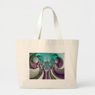 Angelic Hakuna Matata Coola Gifts Lila Heart Jumbo Tygkasse