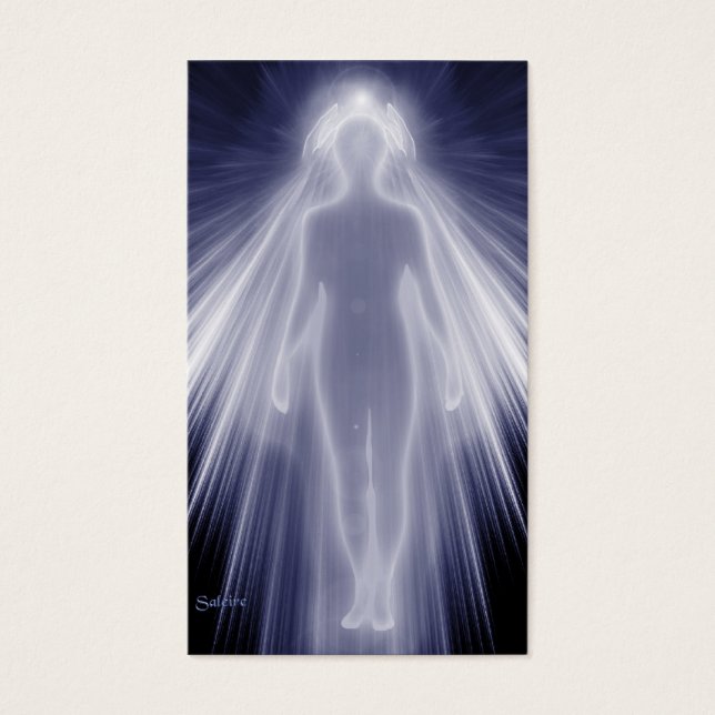 Angelic Healing Visitkort (Framsidan)