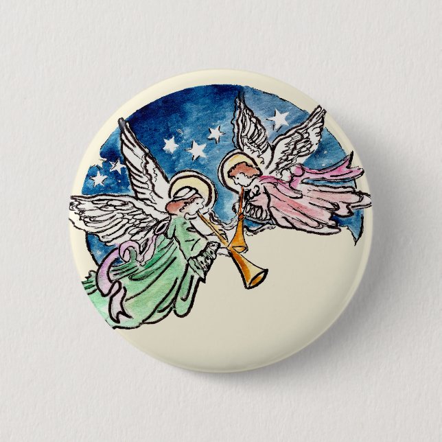 Angelic Hymns Button Knapp (Framsida)