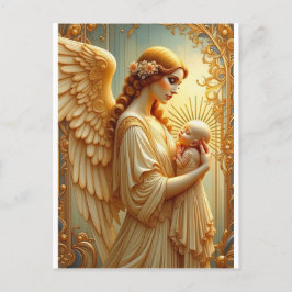 Angelic julkort helg vykort