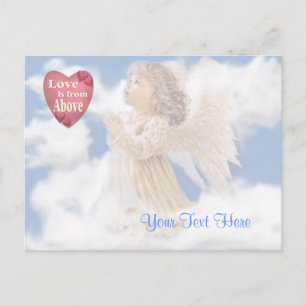 Angelic Kärlek är från ovan Vykort