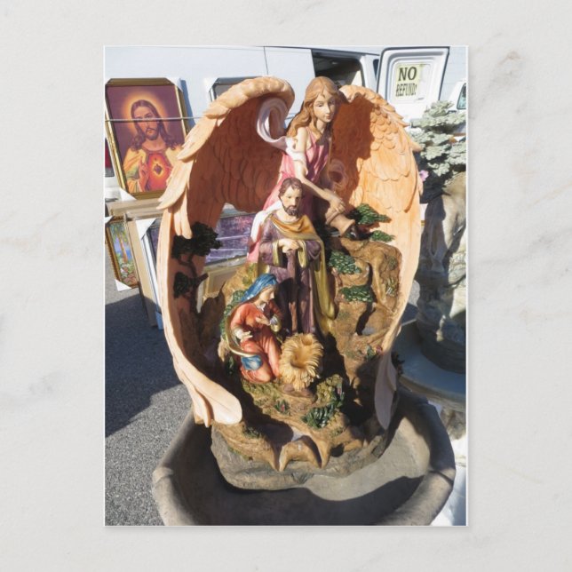 Angelic Natiativitativitet Vykort (Framsida)