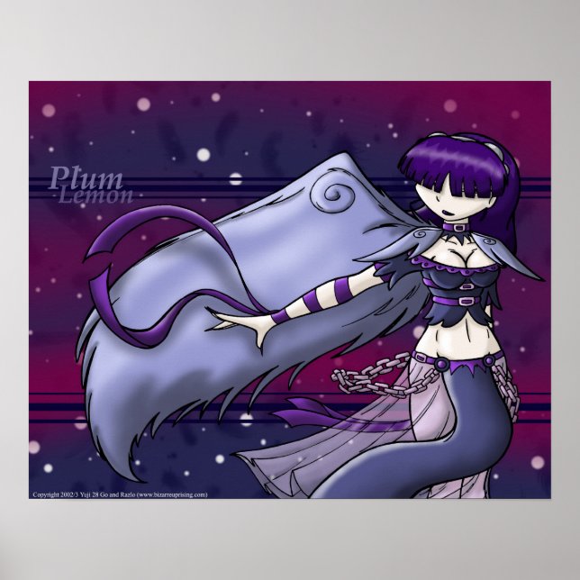 Angelic Plum Poster (Framsidan)