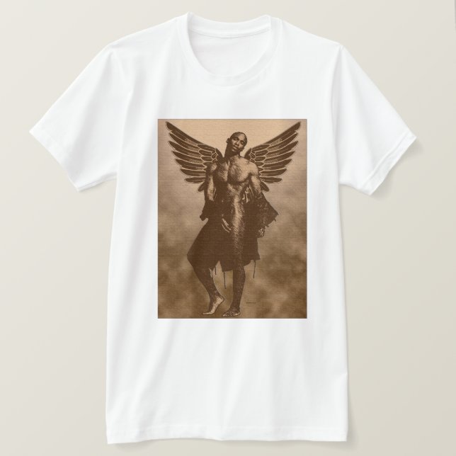 "Angelic Power, Afro Pride" Tee (Design framsida)