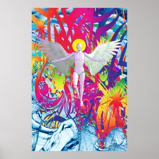 Angelic Robot Poster (Framsidan)