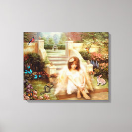 Angelic Serenity Prayer Kanvastryck