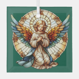 Angelic Stained Glass Reversible Julgransdekoration