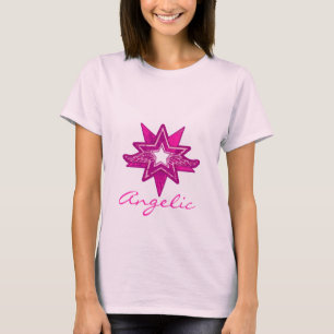 Angelic star dam shock rosa hues t-shirt