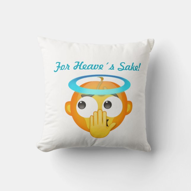 Angelic Surprise emoji Kudde (Framsida)