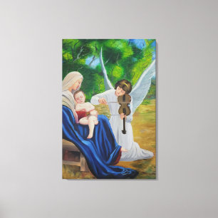 Angelic violin canvastryck