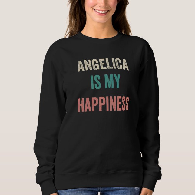 Angelica är min lycka t shirt (Framsida)