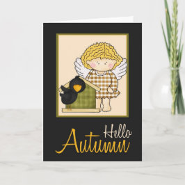 Angelica Autumn Angel Hej Autumn Card d1 Kort
