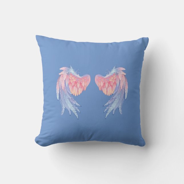 Angelica föddes med Angel vingar från himlen Kudde (Framsida)
