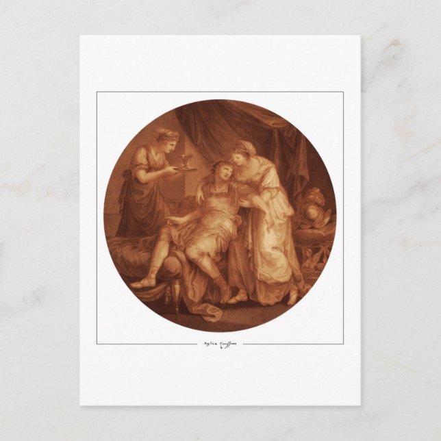 Angelica Kauffman #106 - vykort för konst (Framsida)