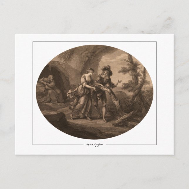 Angelica Kauffman #177 - Fin konst vykort (Framsida)