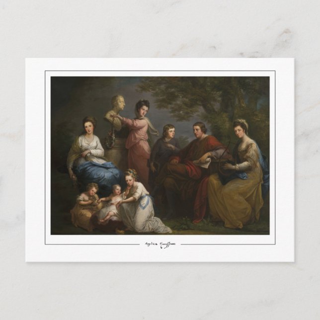 Angelica Kauffman #200 - vykort för konst (Framsida)