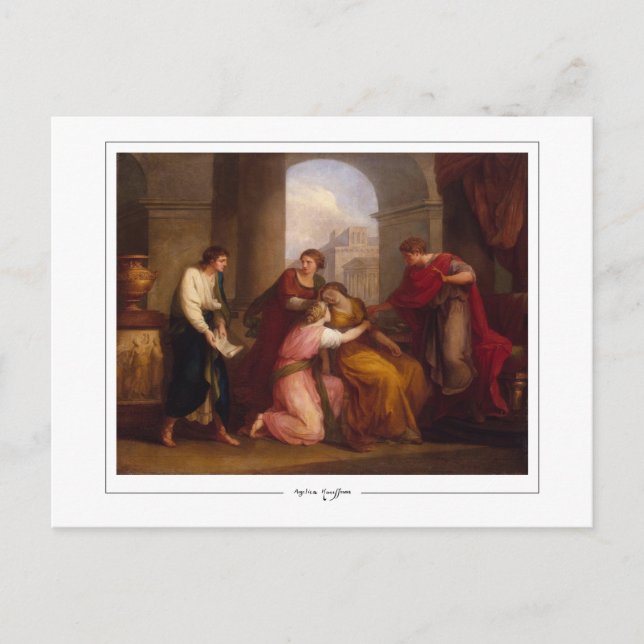 Angelica Kauffman #56 - vykort för konst (Framsida)