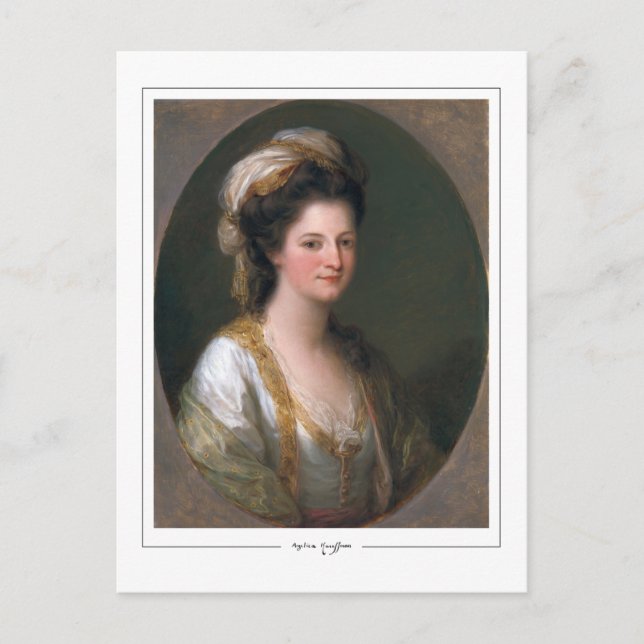 Angelica Kauffman #7 - vykort för konst (Framsida)