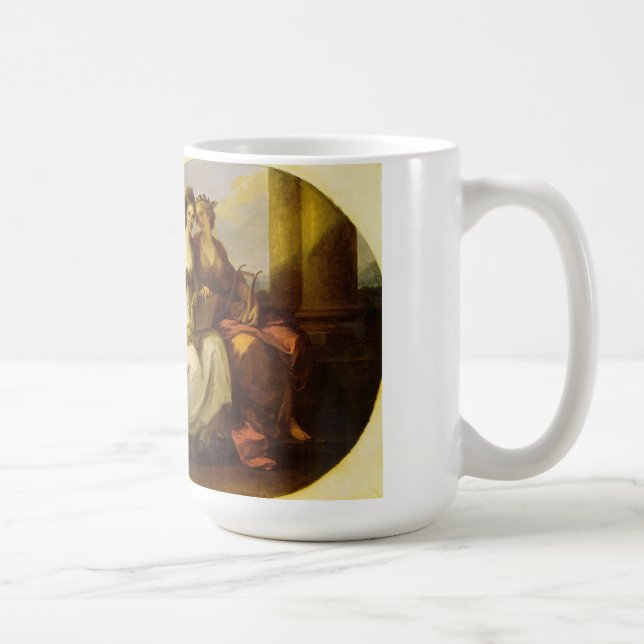 Angelica Kauffman Allegory of Poetry and Music Kaffemugg (Höger)