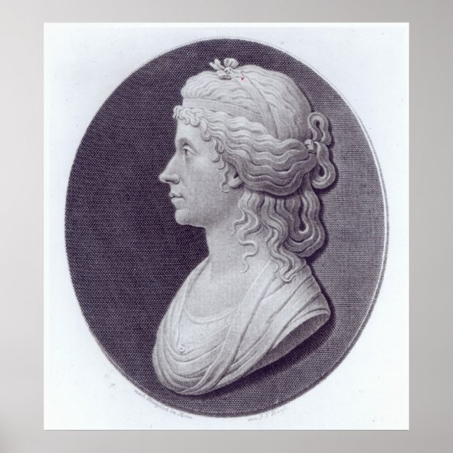 Angelica Kauffman, graverad av J.F. Bause Poster (Framsidan)