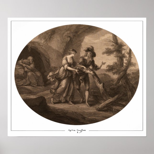Angelica Kauffman Zedign Art Poster #177 (Framsidan)