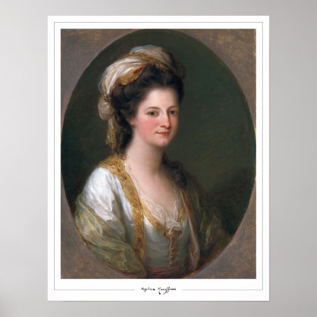 Angelica Kauffman Zedign Art Poster #7 (Framsidan)