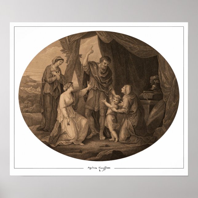 Angelica Kauffman Zedign Art Poster #93 (Framsidan)