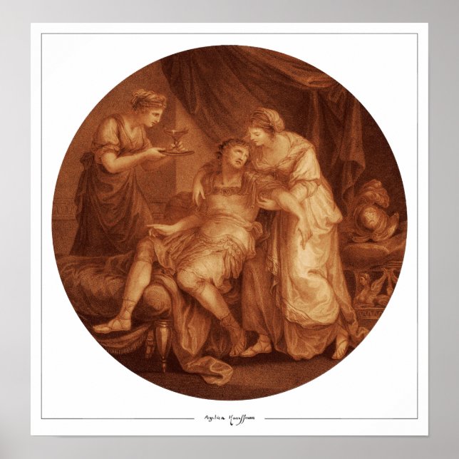 Angelica Kauffman Zedign konstaffisch #106 Poster (Framsidan)