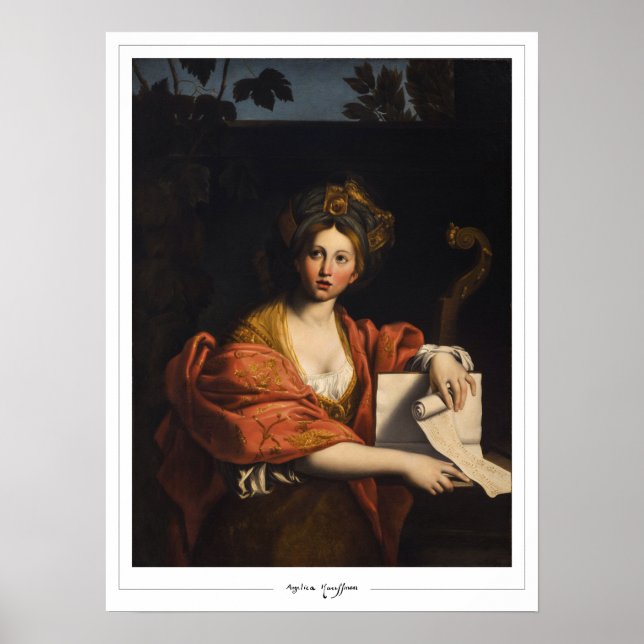 Angelica Kauffman Zedign konstaffisch #24 Poster (Framsidan)