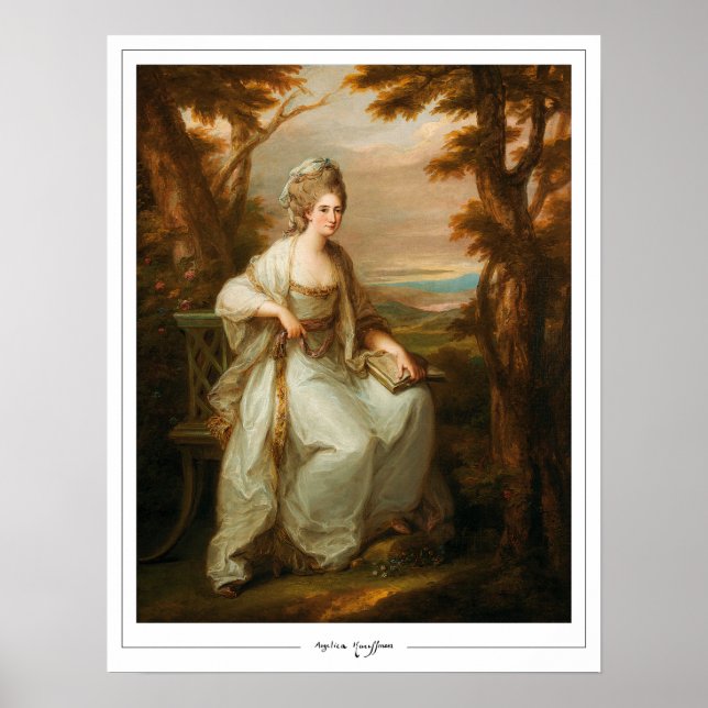 Angelica Kauffman Zedign konstaffisch #3 Poster (Framsidan)