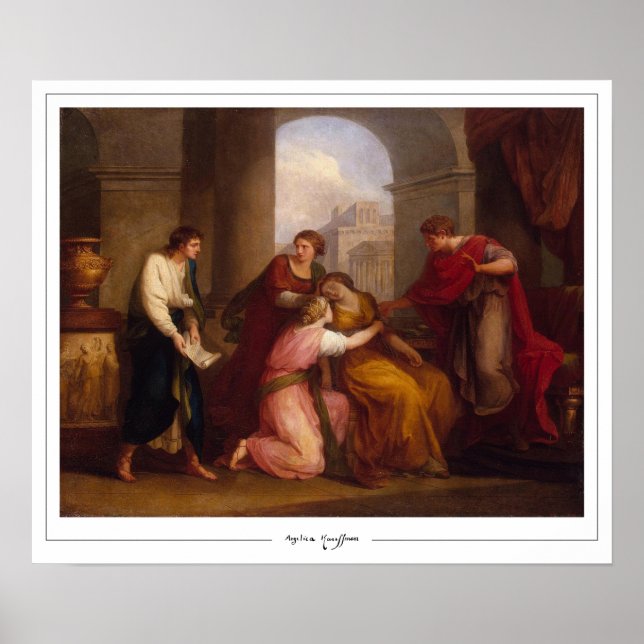 Angelica Kauffman Zedign konstaffisch #56 Poster (Framsidan)