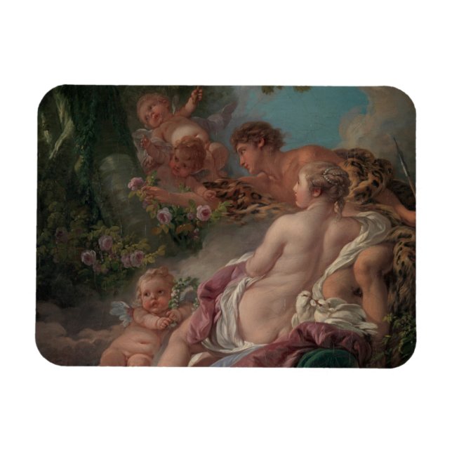 Angelica och Medoro Magnet (Horisontell)