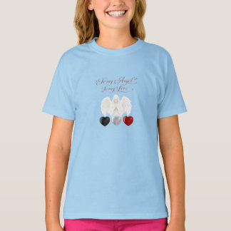 AngelicFaith SilverHeart Latte Mugg T Shirt