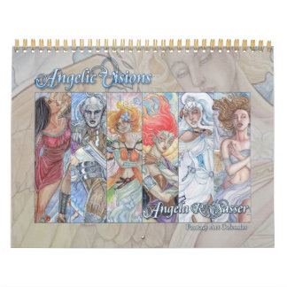 Angelila Visions - Fantasy Art - 12 månaders kalen Kalender