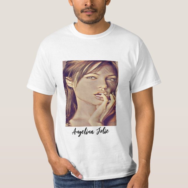 Angelina Jolie t shirt (Framsida)