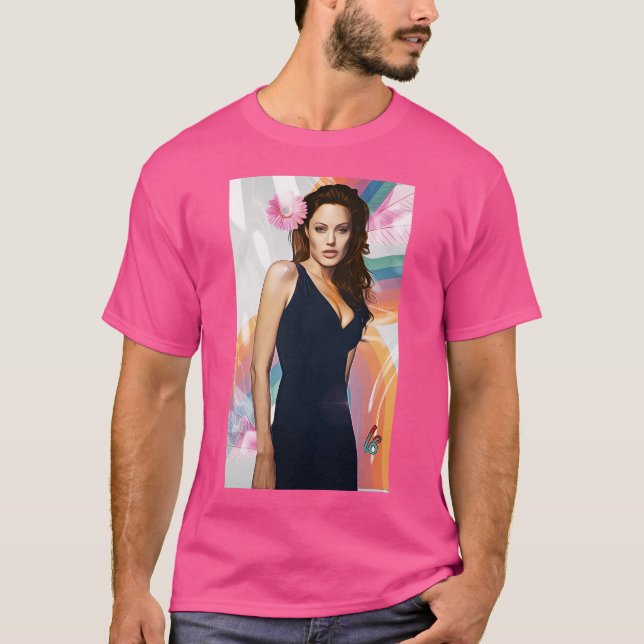 Angelina Jolie T Shirt (Framsida)