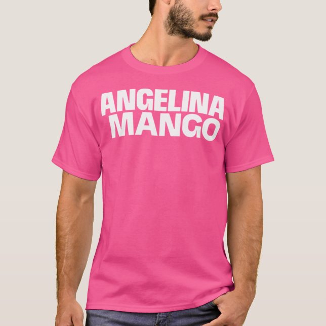 Angelina Mango Singer Italienska T Shirt (Framsida)