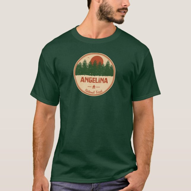 Angelina National Forest T Shirt (Framsida)