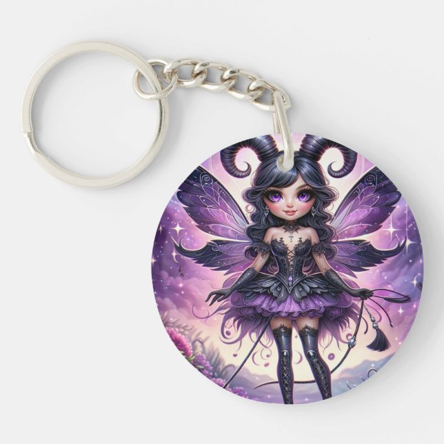 Angelina Purple Gothic Fairy Skorpionen Horn Zodia (Framsidan)