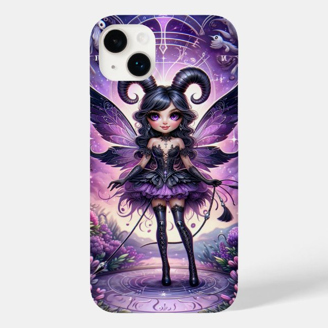 Angelina Purple Gothic Fairy Skorpionhörn Zodiak  (Baksida)