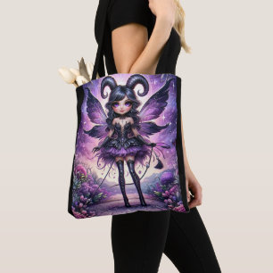 Angelina Purple Gothic Fairy Skorpionhörn Zodiak  Tygkasse