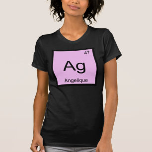 Angelique Namn Kemi Element Periodiska Systemet T Shirt