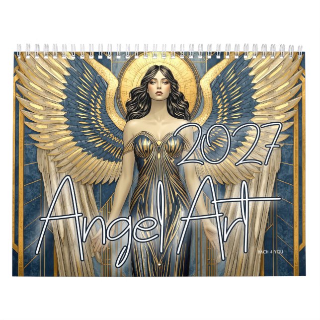 Ängelkonst 2027 kalender (Omslag)